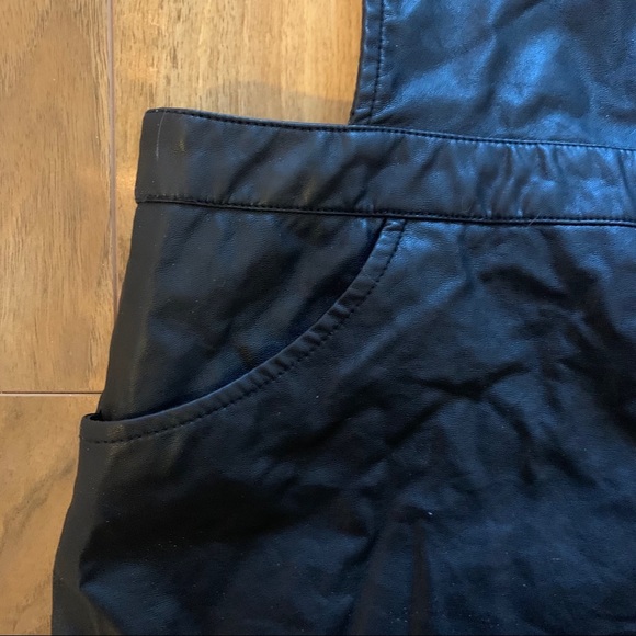 Forever 21 Faux Leather Overall Dress - Picture 2 of 5